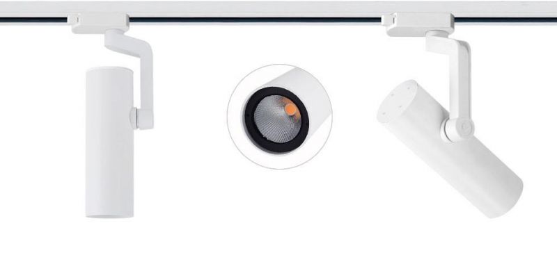Dilin 3 Year Warranty LED Track Light 90lm/W Goose Neck COB Spotlight for Office