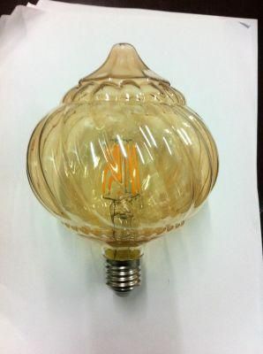 Special Shap Big Bulb Golden Glass LED Filament Lamp Bulb Lighting with E27 E40 B22 Caps 6W 8W 10W