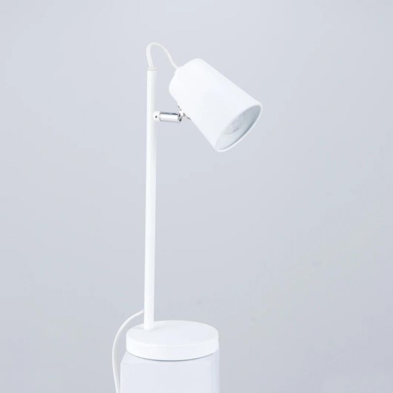 How Bright Promotion Table Lamp Indoor Modern Style E14 White or Black Color for Home Office Bedroom Desk Table Lamp