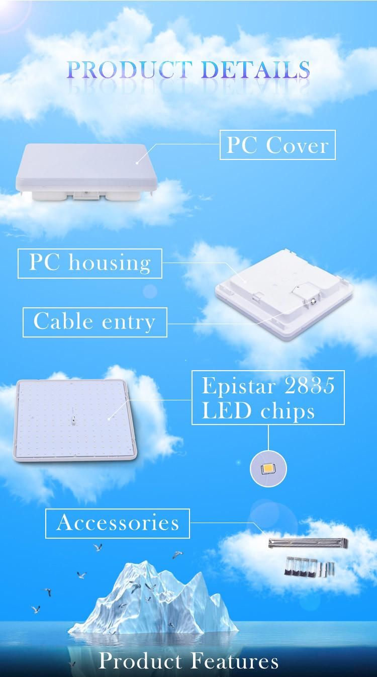 Commercial 220V 30W LED Panel Ceiling Lighting