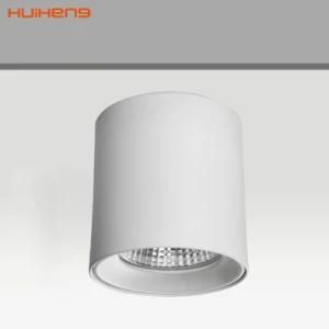 Die-Cast Aluminium Dimmable 12W LED Ceiling Surface Mounted Down Light