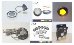 CE&RoHS Approved 100kgs Walkover Pressure 12V LED Step Floor Lamp