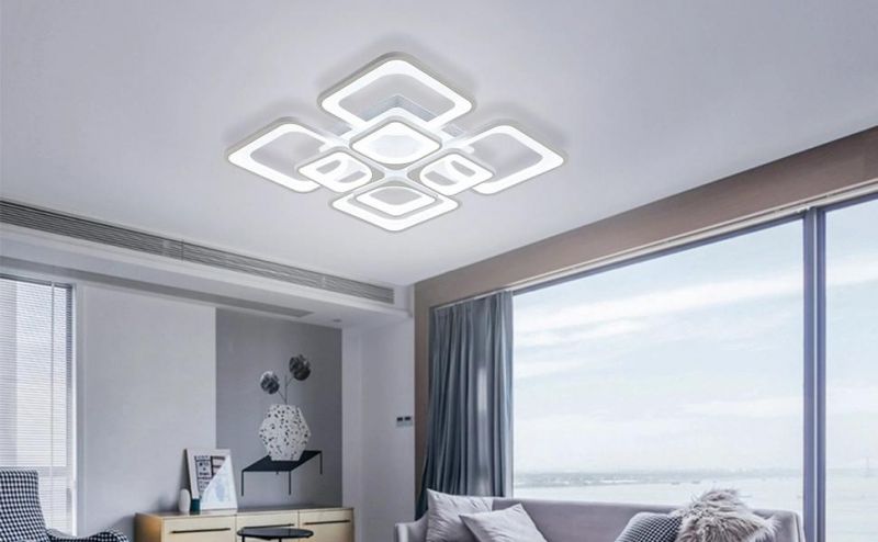 New Recessed RGB LED Ceiling Lamp Fixtures White Ceiling Light