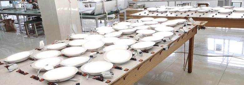 Embedded Ceiling Lighting Round Recessed Slim LED Downlight 16W/17W 8 Inch 6000-6500K Cool White
