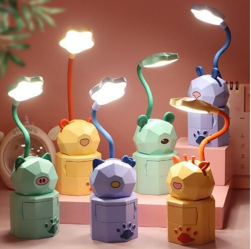 Creative Lovely Cartoons Desk Lamp for Students