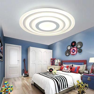 Classic Dimmable Indoor Residential Home Bedroom Acrylic Surface Mount Fixture Modern LED Ceiling Light