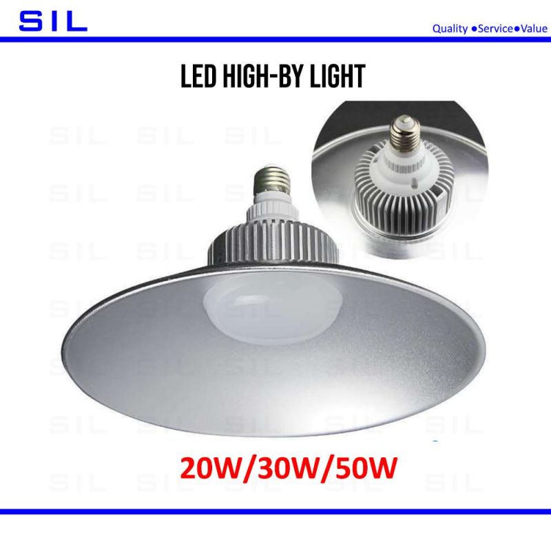 High Brightness Industrial Indoor Lighting SMD2835 Aluminum 20watt LED High Bay Light