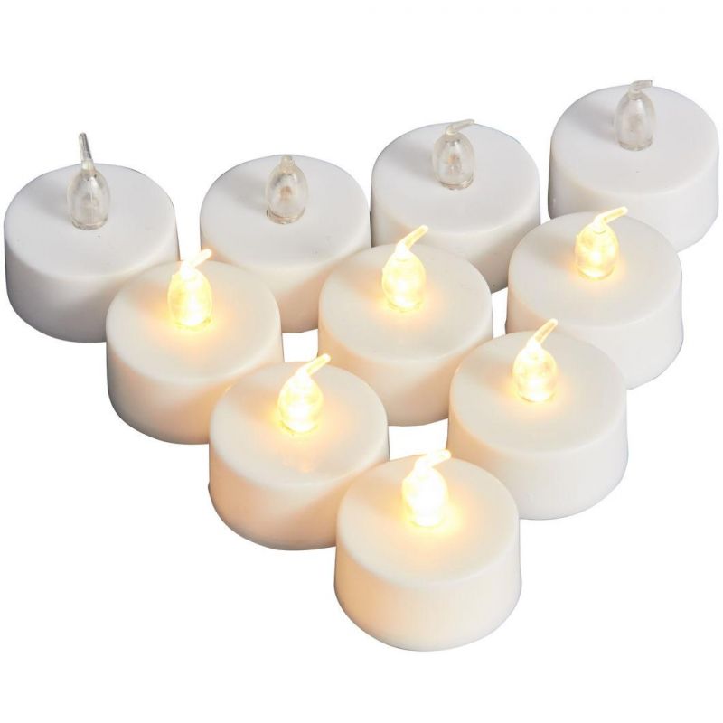 Party Decoration Realistic Flameless LED Tea Light Candle with Batteries