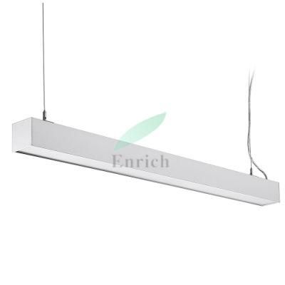 Commercial Style LED Linear Light Suspended Profile Pendant Light 75mm Width with Built-in Drivers