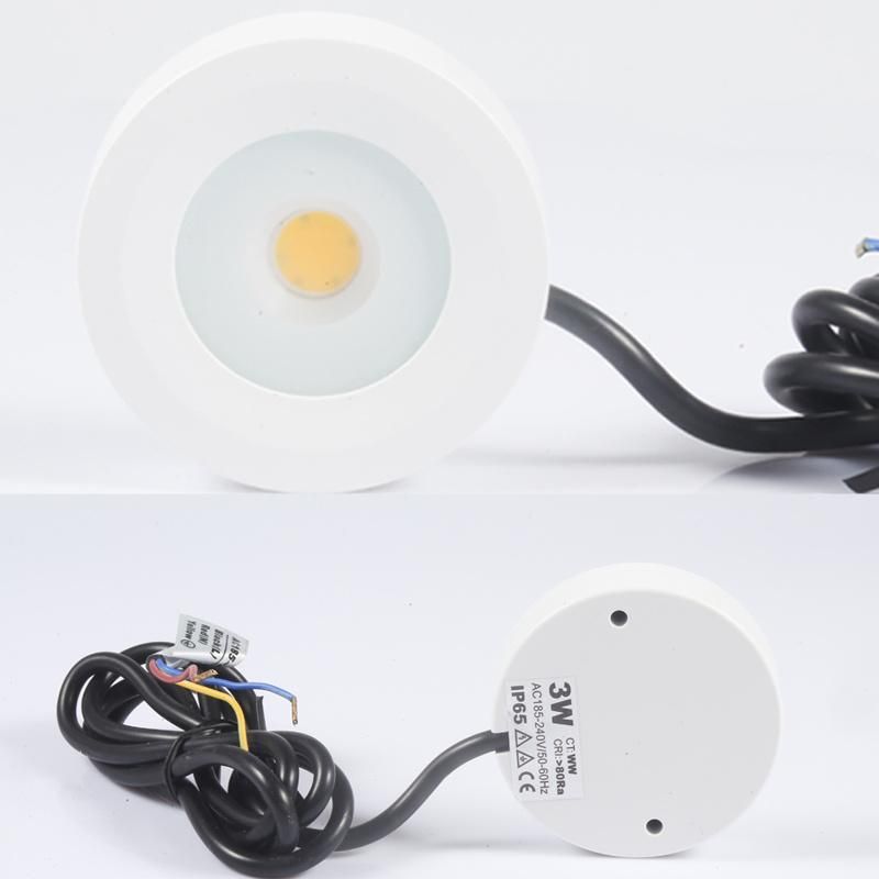3W AC 110V 220V Mini LED Spotlight 280lm for Cabinet Ceiling Light