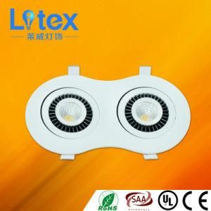 2*3W Pkw Aluminum LED COB Spot Light for Indoor Decoration (LX338/2*3W)