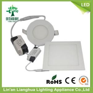 3W 6W 9W Round Square Shaped Aluminum LED Panel Lamp Lighting, LED Panel