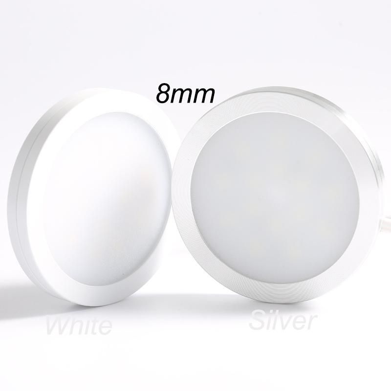 110V 220V 7W RGB LED Ceiling Light Slim 8mm Surface Mounted Lamp