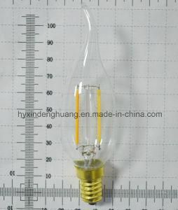LED Filament Lamp C35X 2W E14/E27/B22
