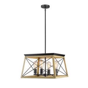 Hot Sale Industrial ETL Listed 5 Bulbs Farmhouse Chandelier Retro Pendant Light