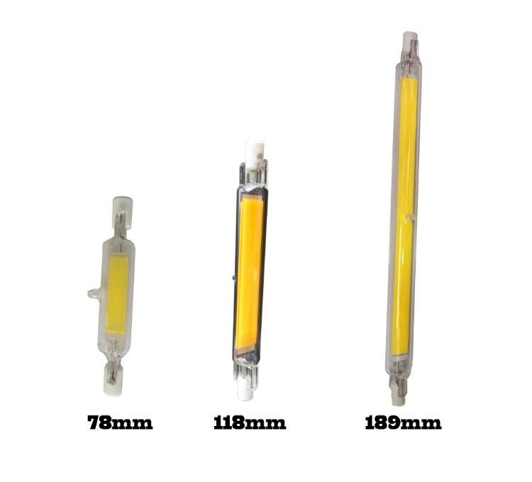Glass R7s LED Double Ended Dimmable 118mm Lamp Replacement Bulb