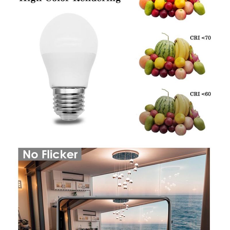 Factory Direct Perfect Dimming Effect E14 E27 Good Quality LED Bulb Light Dimmable LED Bulb Lamp with Indoor Lighting