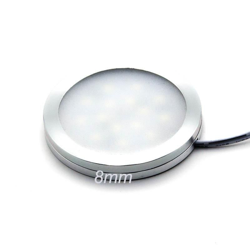 110V 220V 7W RGB LED Ceiling Light Slim 8mm Surface Mounted Lamp