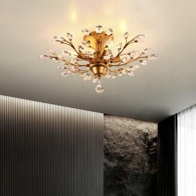 Living Room Home Use E14 6 Arms Chandelier Hang Lamp