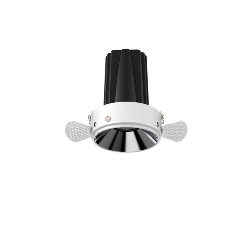 15W Recessed Cut-out: 75mm LED Spot Lights Hotel Lighting Trimless Downlight