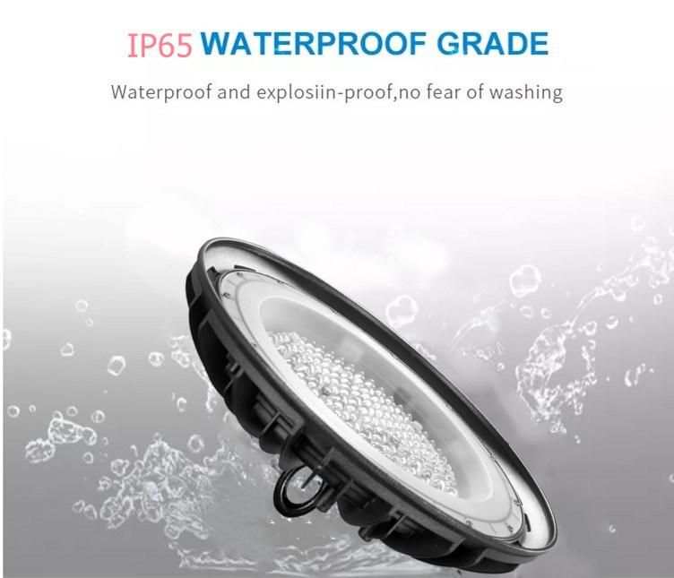 MD2835 Waterproof IP65 200W UFO LED Highbay Light with Hook