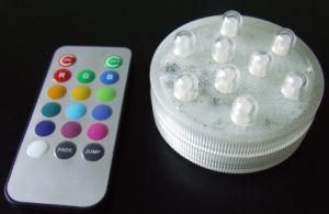 9 LED Submersible Floral Lights White Remote Control
