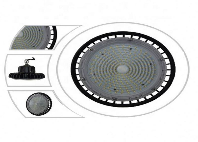 200W High Power High Lumen IP65 UFO LED High Bay Light for Indoor and Outdoor Industrial Light