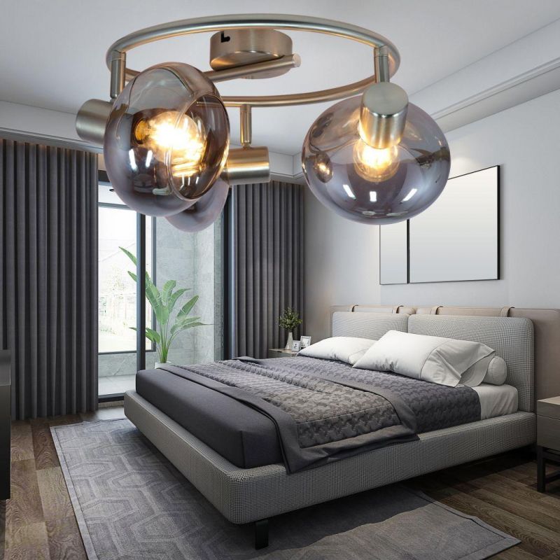 Indoor Plastic E14 Black Bedroom Living Room Hotel LED Ceiling Lightspotlight