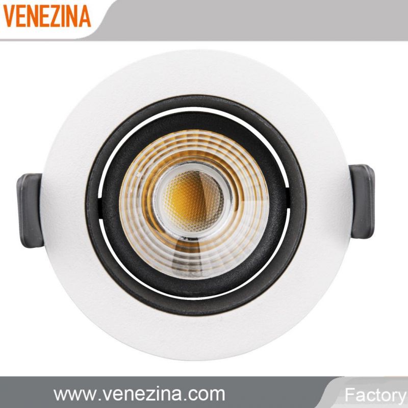 6W/10W IP44 COB LED Spotlight Adjustable Round LED Light Ceiling Recessed LED Downlight