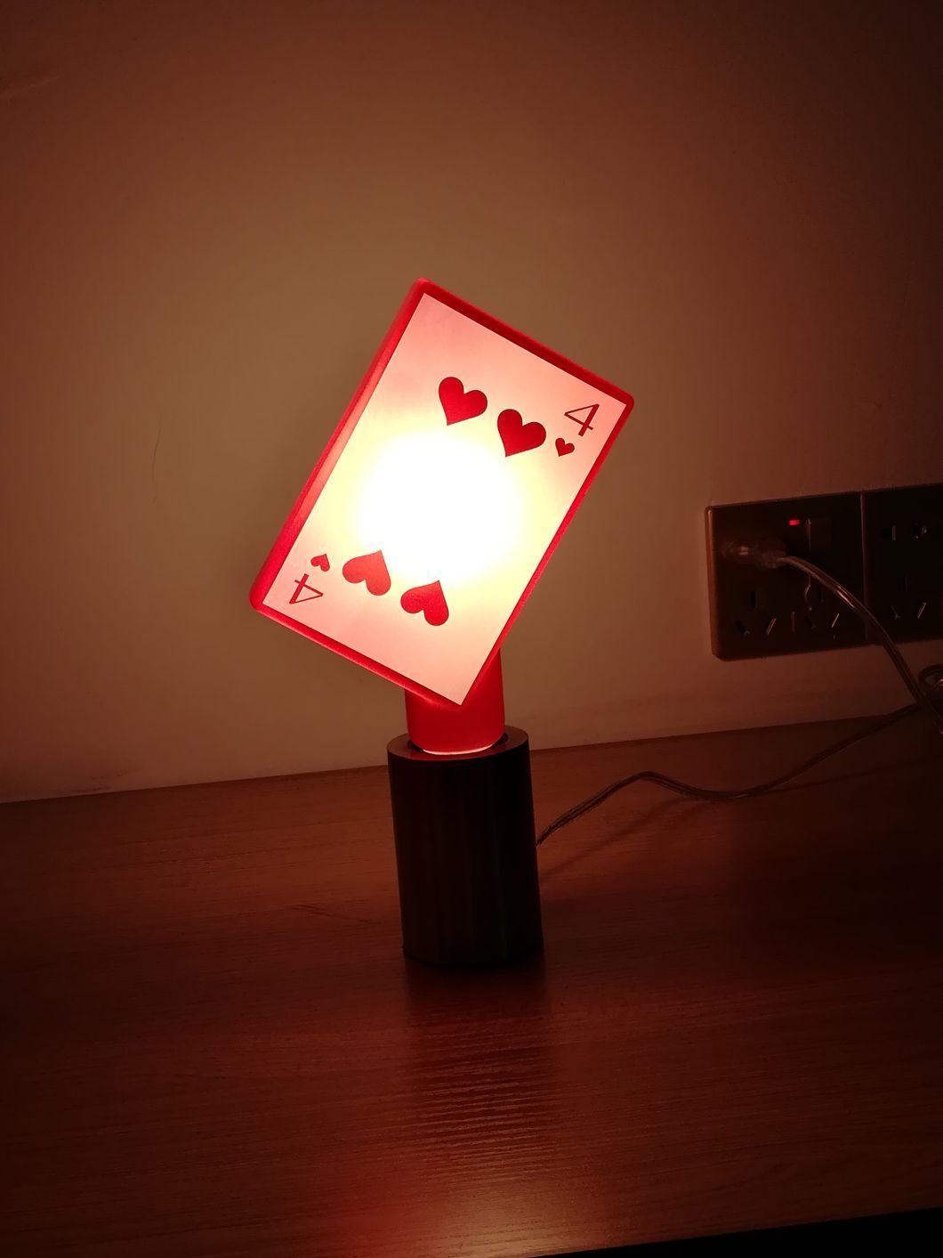 Playing Card Decoration LED Filament Light Bulb