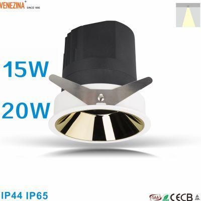 COB LED Split Structure Protect Ceiling IP65 Ugr&lt;10 Reflector LED Downlight