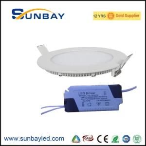 Cutout Hole 130mm 9W Round LED Panel IC Driver