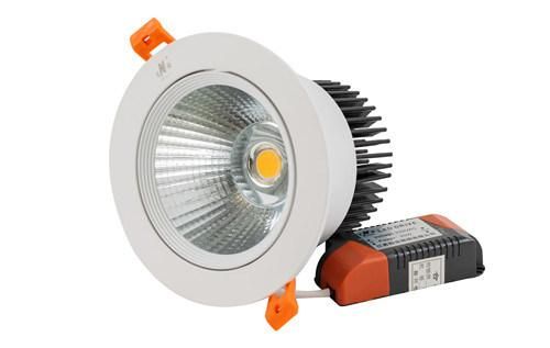Round Adjustable Ceiling Light Recessed COB LED Spotlight 3W 3000K Warm White