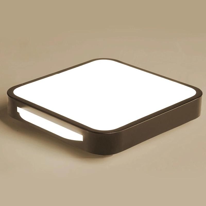 Modern Simple Square Acrylic 6W Ceiling Lamp for Siting Room