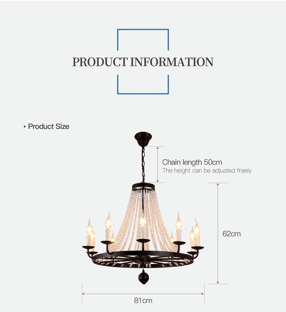 55cm Africa Hot Sell Fancy Crystal Lighting Chandelier