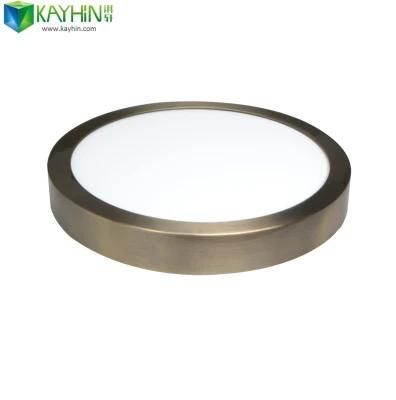 High Sensitivity 18W 22W 26W Radar Sensor Flat Small LED Panel Light Frame Round Shape Surface Mounted Modern Lighting Triple Panel Light