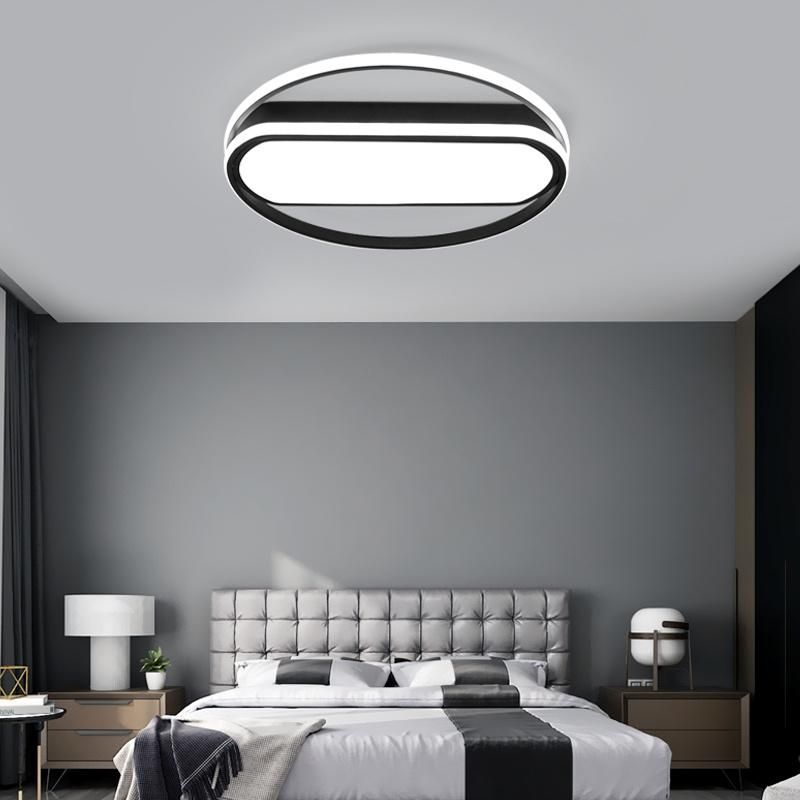 Smart LED Contemporary Round Circle Lamp LED Dimming Ceiling Light Modern