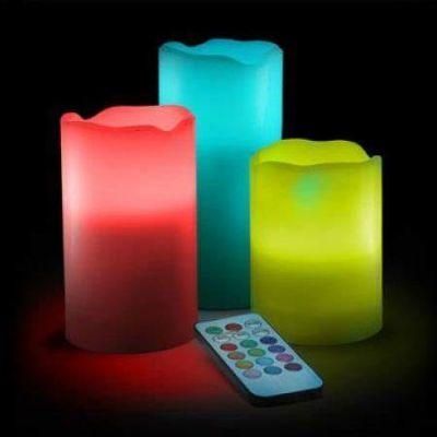 LED Candle Light Color Changing Remote Control Luma Candles