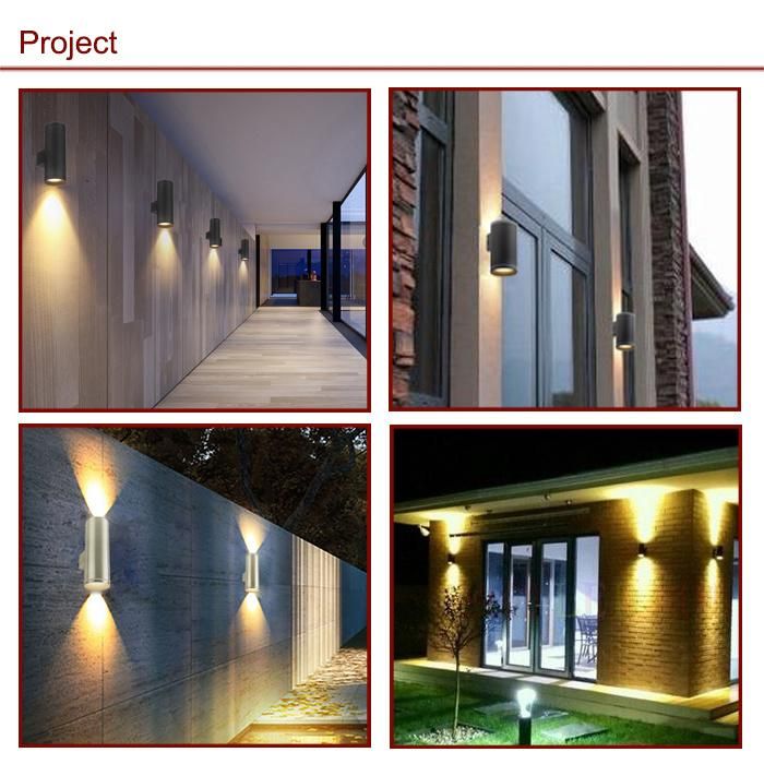 Hot Waterproof Modern Outdoor Lighting 3W 5W GU10/MR16 LED Wall up/Down Lamp