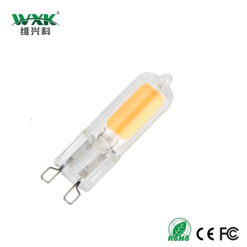 Hot Selling AC/DC12V 110V/220V G4 G9 LED Lamp as Similar as Halogen Bulb G9 LED Bulb Lampada Glass Housing Lamp Replace Halogen Chandelier