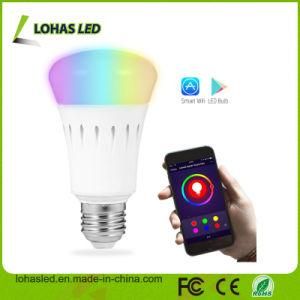 UL Dimmable E27 9W RGB WiFi Smart LED Bulb