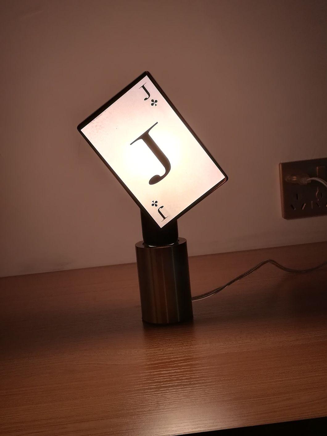 Playing Card Decoration LED Filament Light Bulb