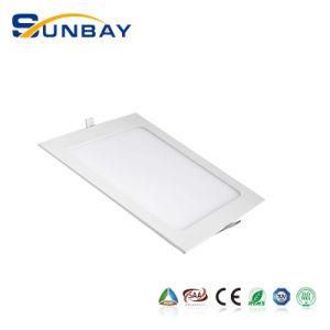 12W Slim Recessed Cold White Square LED Panel Light AC85-265 Ceiling Light SMD Ultra Thin LED Panel Light