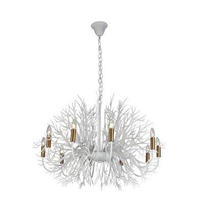 Masivel Luxury Chandelier Lights Villa Modern White LED Pendant Light