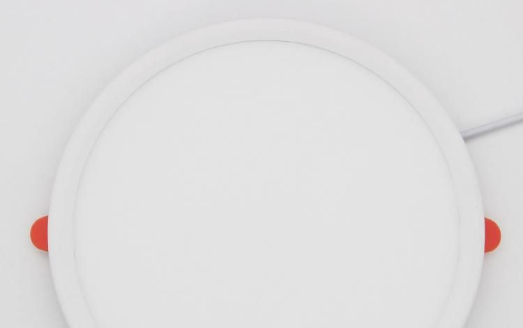 Free Cut Hole 6W 8W 15W 20W LED Ceiling Recessed Round LED Panel Light Price