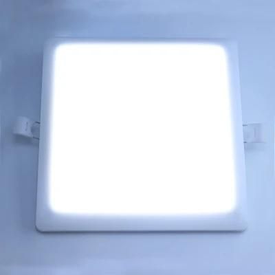 New Two Color Square Recessed Lamp IP44 Indoor Multi Color Frameless LED Panel No Frame