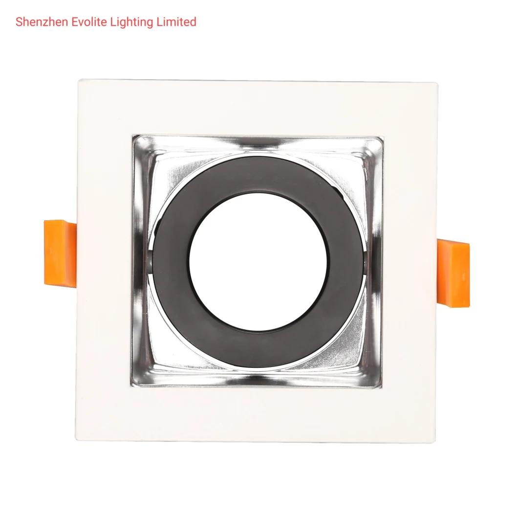 New Product Aluminum 90mm MR16 Downlight Recessed Down Light Fixtures Recessed Ceiling GU10 Fixtures