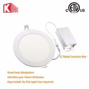 Factory Direct Sale Energy Star ETL Certificated Dimmable 6inch Super Thin LED Recessed Light 12W
