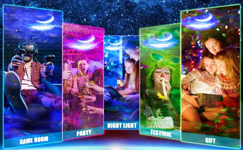 Smart LED Galaxy Starry Sky Universe Projector Night Light with Wireless Music Speaker Starry Sky Light