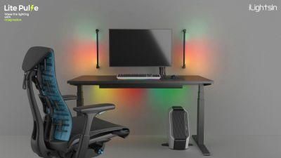 Ilightsin RGBW 9W APP Controlled Music Rhythm Room PC Lighting LED Gaming Lamp